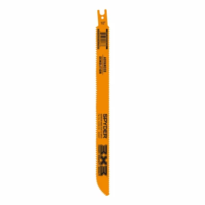 3X3 Double-Sided Reciprocating Saw Blade, Bi-Metal, 8/12 TPI, 10 In.