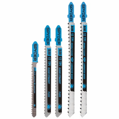 Bi-Metal Jig Saw Blades, Laminate Cutting, Assorted 5-Pk.