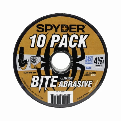 Metal Cut-Off Wheel, Type 1, 7/8 In. Arbor, 4-1/2 In., 10-Pk.