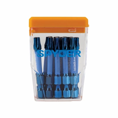 T25 Mach-Blue Torx Impact Driver Bits, 2 In., 15-Pk. Case