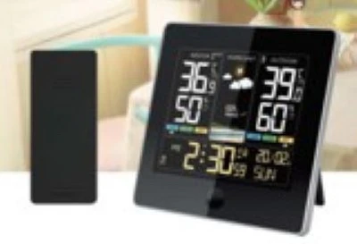 Deluxe Digital Thermometer/ Weather Forecaster, Indoor/Outdoor