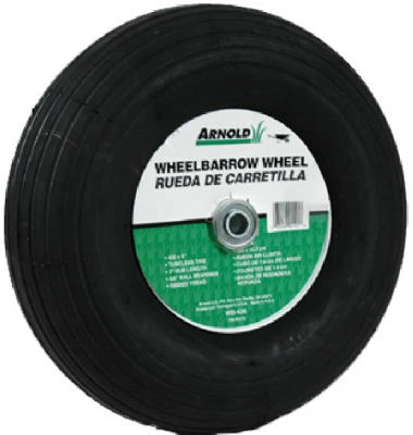 Wheelbarrow Wheel Assembly, 13-In. O.D.