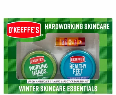 Winter Skincare Essentials Value Pack for Hands, Feet, Lips