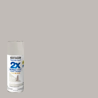 Painter's Touch 2X Ultra Cover Ultra Matte Spray Paint, Sand Dollar, 12 oz.
