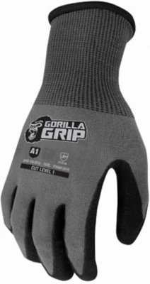 Precision Grip A1 Cut-Resistant Gloves, Nitrile Coating, Men's L