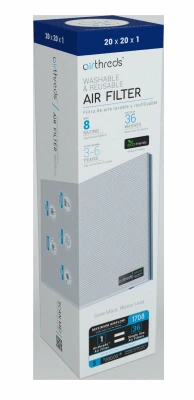20x20 x 1 In. Washable Furnace Filter