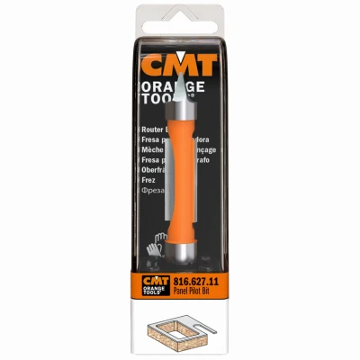 Panel Pilot Router Bit with Guide, 1/2 In. Shank, 1/2 In. Diameter