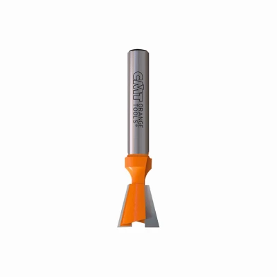 Dovetail Router Bit, 1/2 In. Diameter, 1/4 In. Shank