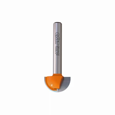 Round Nose Router Bit, 1/4 In. Shank, 3/8 In. Radius