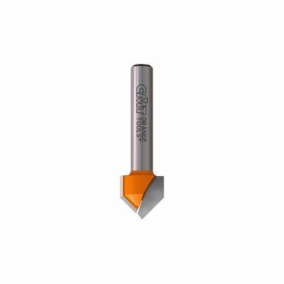 V-Grooving Router Bit, 1/2 In. Diameter, 1/4 In. Shank