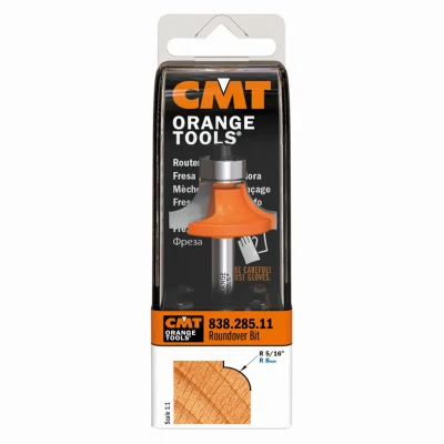 Roundover Router Bit, 1/4 In. Shank, 5/16 In. Radius