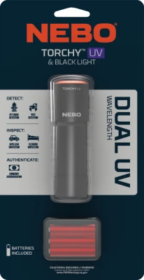 Newton Torchy Ultraviolet and Blacklight Handheld Flashlight