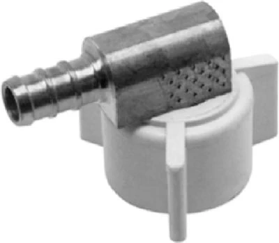 Barbed PEX Pipe Insert Adapter Elbow, 1/2 In. Brass Barb x 1/2 In. FPT