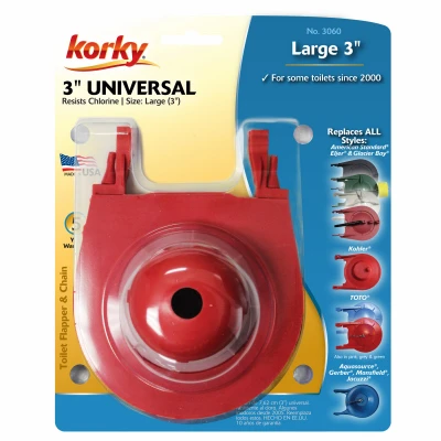3 Inch Universal Toilet Flapper Valve Replacement