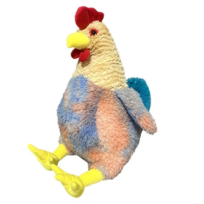 Plush Toy Chicken, Multicolor, 20 In.