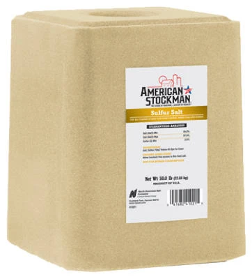 Sulphur Block Ag Salt, 50-Lbs.