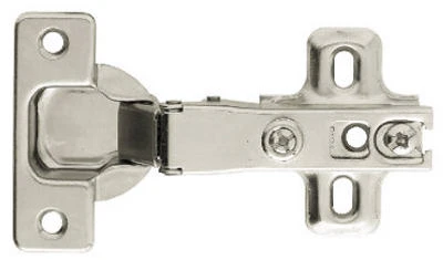 Full Overlay Cabinet Hinges, Nickel Plated, 2-Pk.