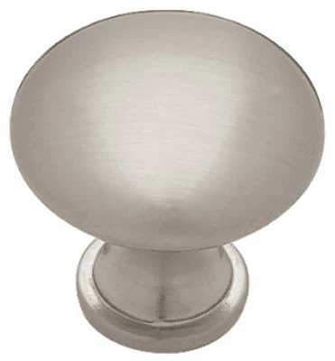Garrett Cabinet Knob, Satin Nickel, 1-1/4-In., 10-Pk.