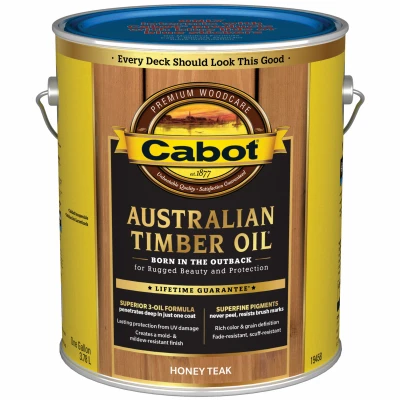 Australian Timber Oil Wood Finish, Honey Teak, 1-Gallon