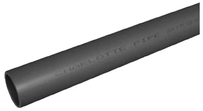 Schedule 80 PVC Pipe, Plain End, 1.5 In. x 20 Ft.