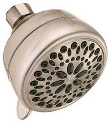 7-Spray Shower Head, Fixed Mount, Satin Nickel, 2.0 GPM