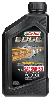 Edge Spt Motor Oil, 5w-50, 1 Quart - Advanced Synthetic Formula