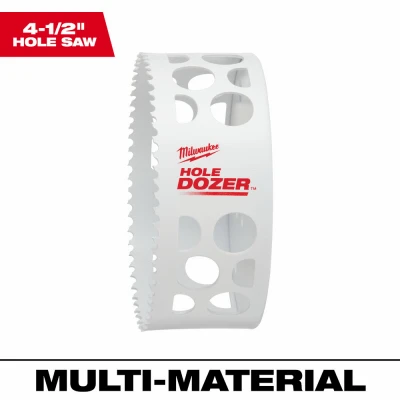 Hole Dozer Hole Saw, Bi-Metal, 4-1/2 In.