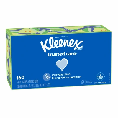 Facial Tissue, 2-Ply, White, 160-Ct.