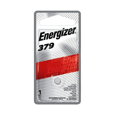 Silver Oxide Button Battery, 379, 1 Pack