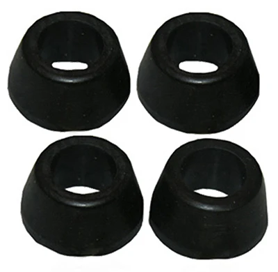 Stepped Cone Washer, #9 Rubber, 3/8-In. OD Tube, 4-Pk.