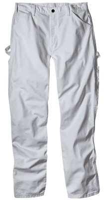 Painter's Pants, White Drill Fabric, Men's 32 x 34-In.