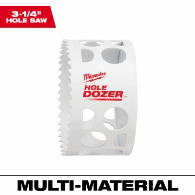Hole Dozer Hole Saw, Bi-Metal, 3-1/4 In.