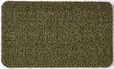 Clean Machine Shoe Scraper Door Mat, Green, 24 x 36 In.