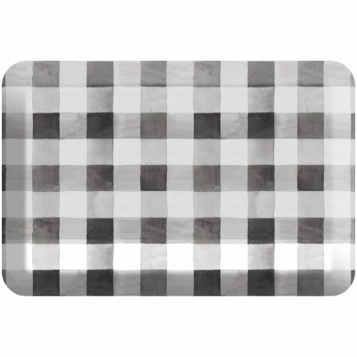 NewLife Farmhouse Anti-Fatigue Mat, Black Check, 20 x 30 In.