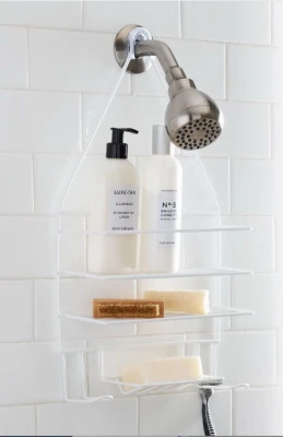 Neat & Tidy Wire Shower Caddy, White - Model 305926 For Organized Bath Essentials