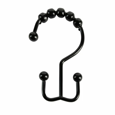 Annex Shower Curtain Hooks, Chrome, 12-Pk.