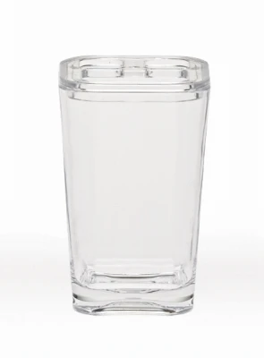 Optiks Toothbrush Holder, Clear Acrylic