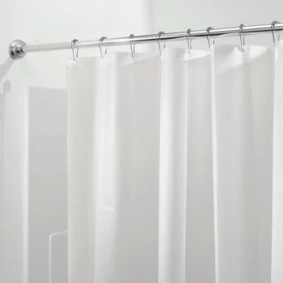 Neat & Tidy Shower Curtain Liner, White, 70 X 72 Inches, Model 255932-wht