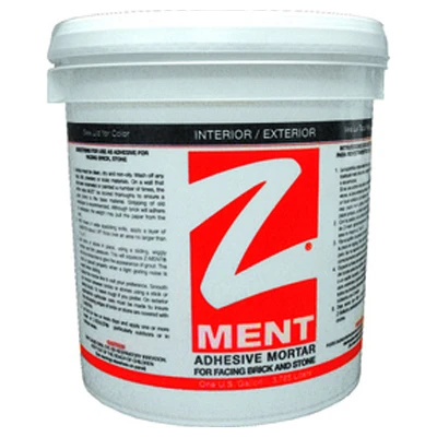 White Mortar Adhesive, 1-Gal.