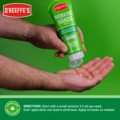 Working Hands Hand Cream 7 Ounce Tube for Dry, Cracked Skin