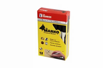 El Marko Permanent Black Marker