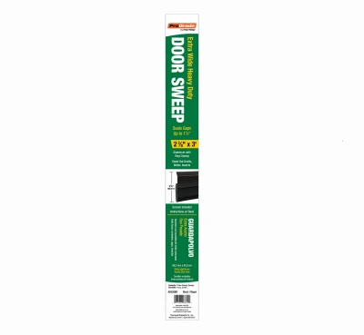 2-3/8 In. X 36 In. Heavy Duty Aluminum Door Sweep - Black Finish