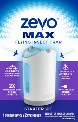 Max Flying Insect Plug-In Trap, 1 Device, 2-Pk. Cartridges