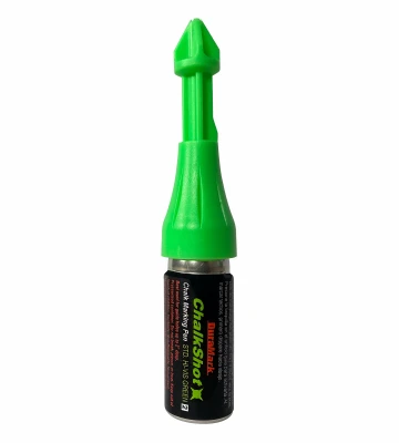 ChalkShot Marking Pen, 250 Hi Vis Green Shots