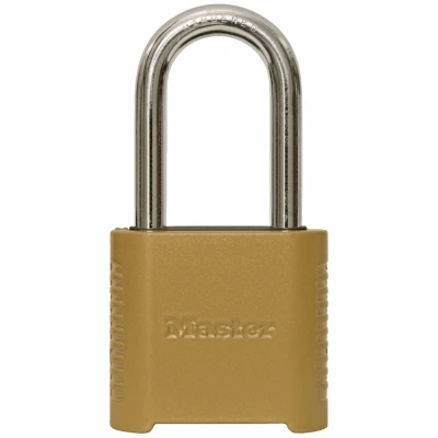 Set Your Own Combination Padlock, 2 In., Wide, 2 In. Shackle