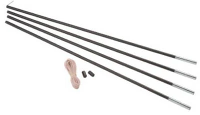 Replacement Tent Pole Kit With Fiberglass Poles And Shock Cord