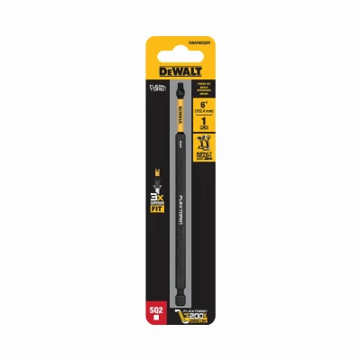FlexTorq Square/Robertson SQ2 Impact Driver Bit, 6 In.