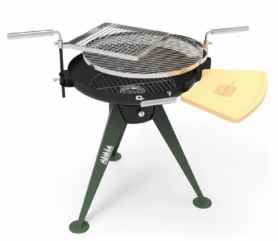 Mr. Outdoors Heavy-Duty Charcoal Grill, Adjustable Grill Height, 22 In.