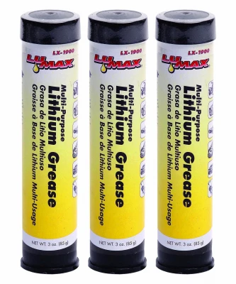 Multi-Purpose Lithium Grease, 3 oz. Each, 3-Pk.