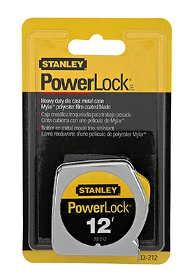 Powerlock Tape Measure, 1/2 In. x 12 Ft.
